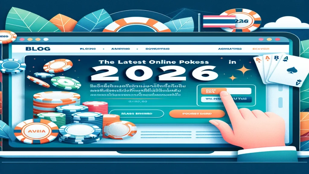 โบนัสโป๊กเกอร์ออนไลน์ล่าสุด 2026 - หน้าปก